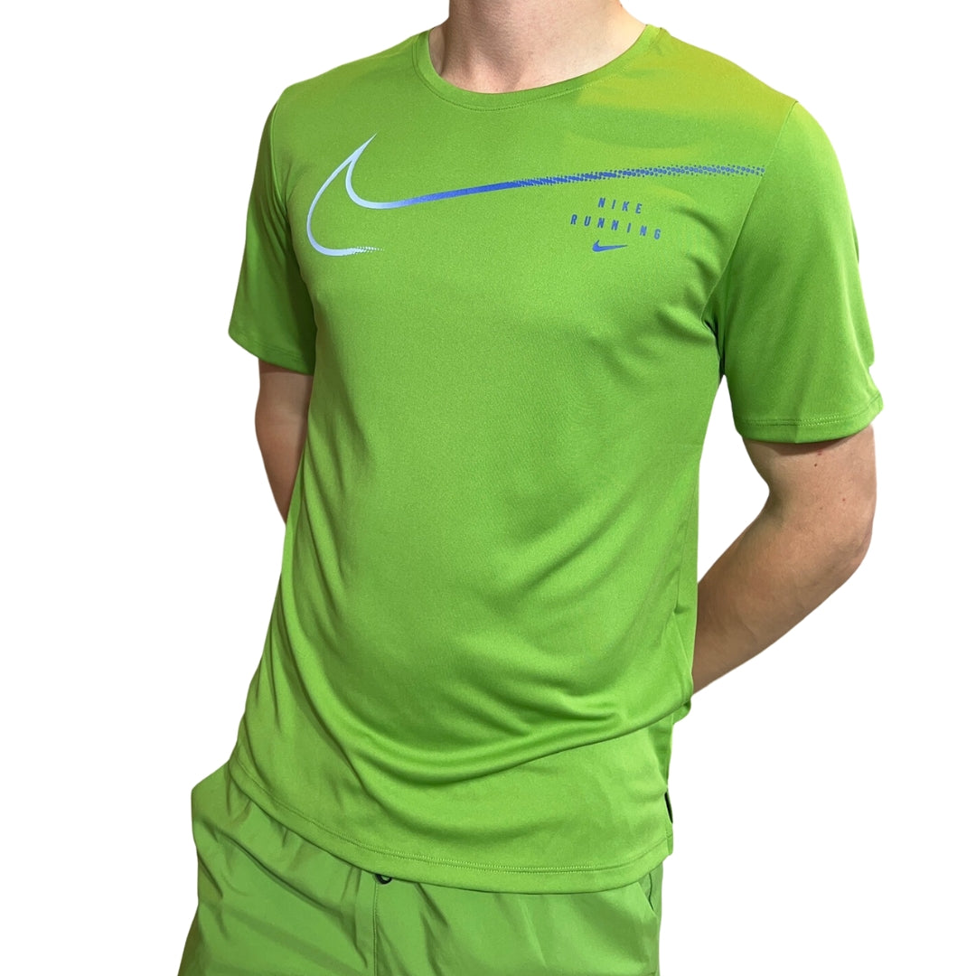 Nike Dri-Fit UV Running Division Miler - Chlorphyll