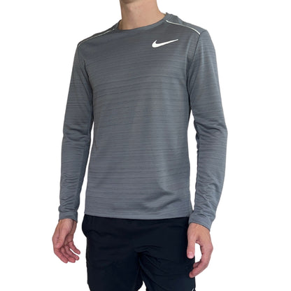 Nike Miler Long Sleeve - Grey