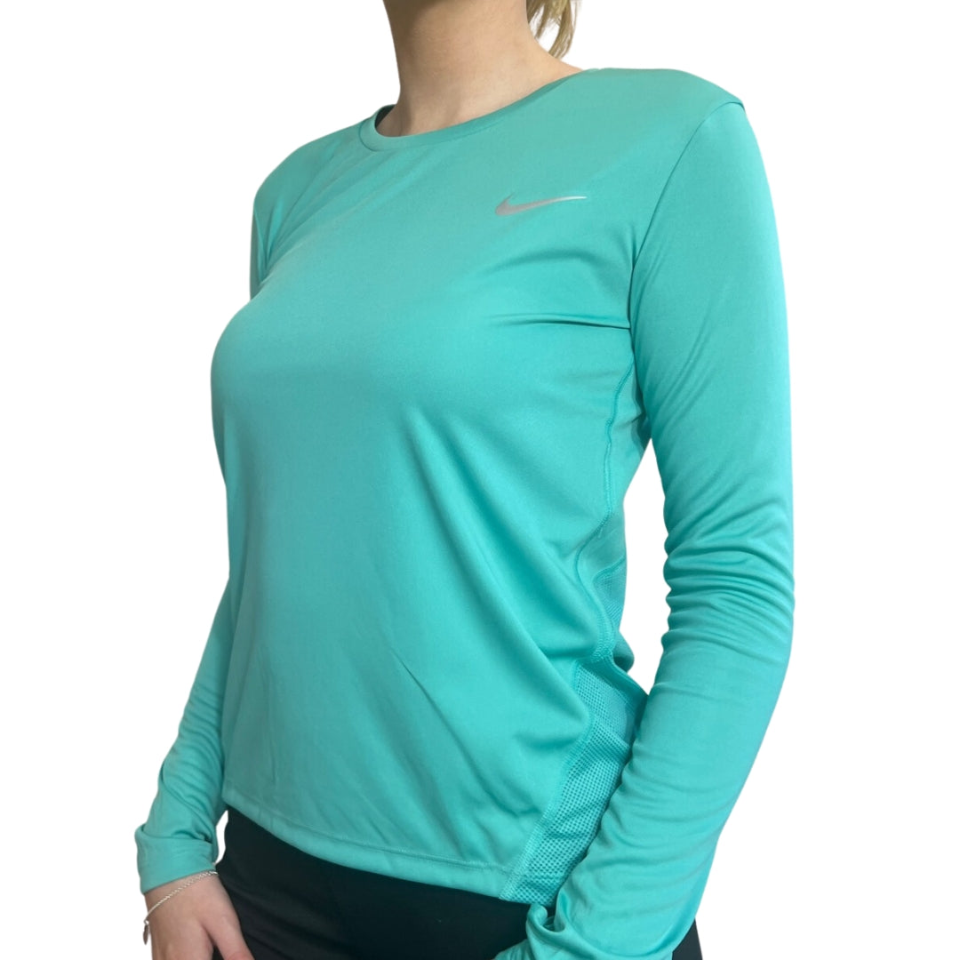 Nike Miler Long Sleeve - Washed Teal