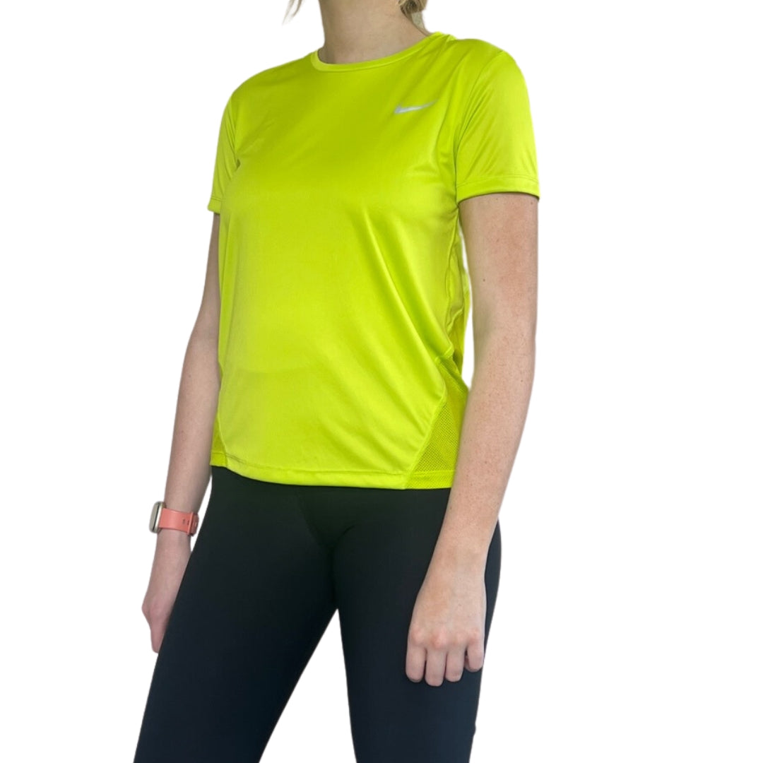 Nike Miler Short Sleeve - Atomic Green