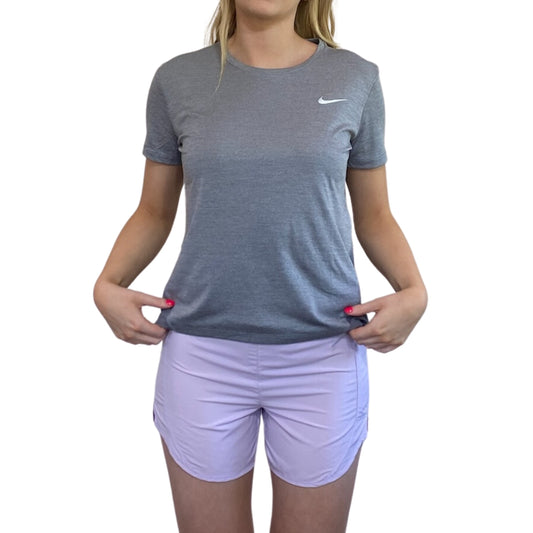 Nike Miler Short Sleeve - GunsmokeHeatherHeather