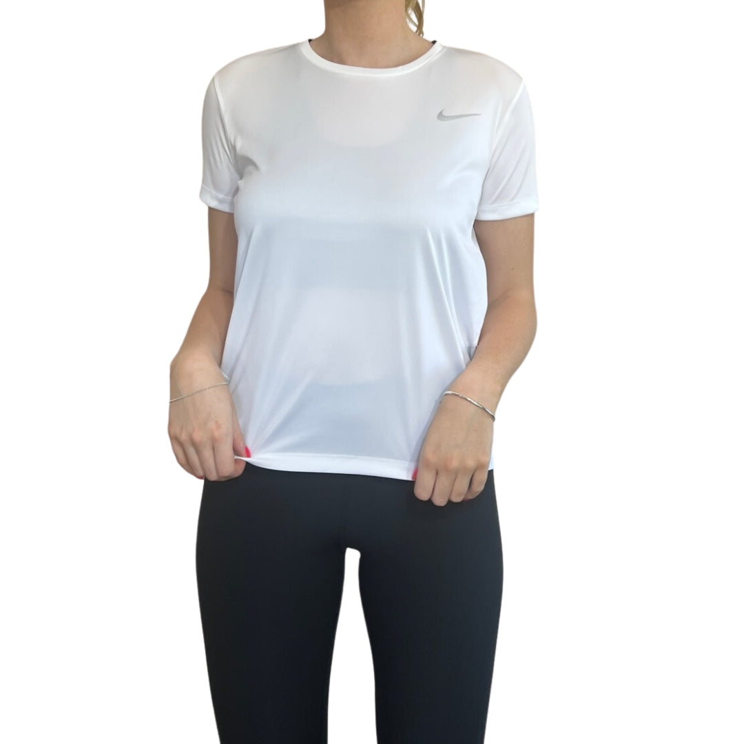 Nike Miler Short Sleeve - White