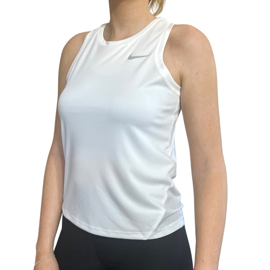 Nike Miler Tank Top Vest - White