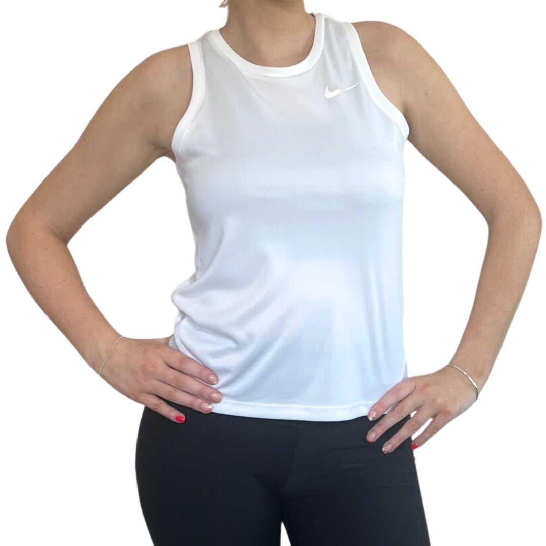 Nike Miler Tank Top Vest - White