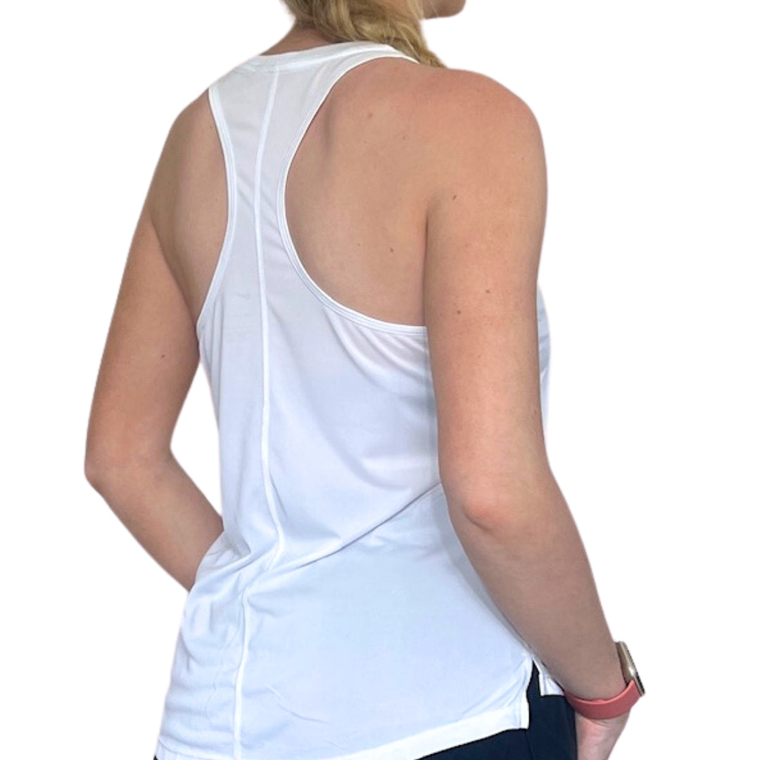 Nike Swoosh Run Tank - White