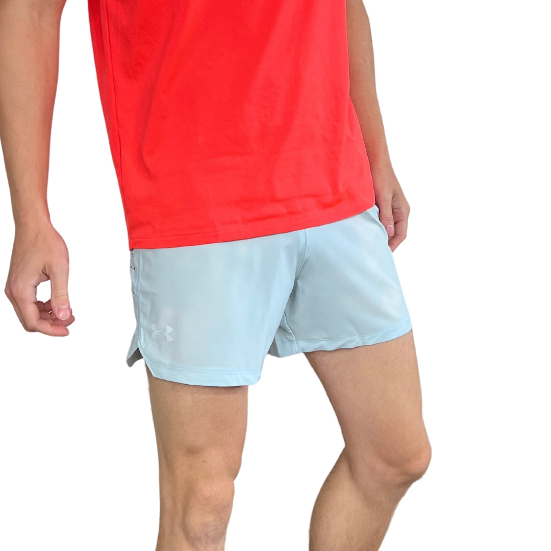 UA SpeedPocket 5in Shorts - Baby Blue