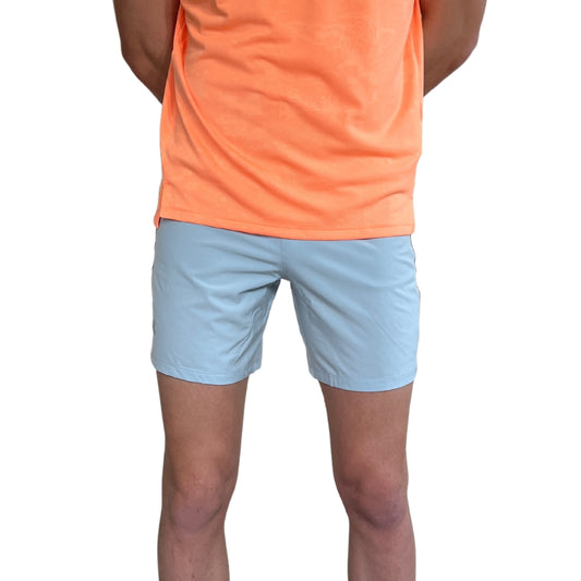 UA SpeedPocket 7in Shorts - Baby Blue