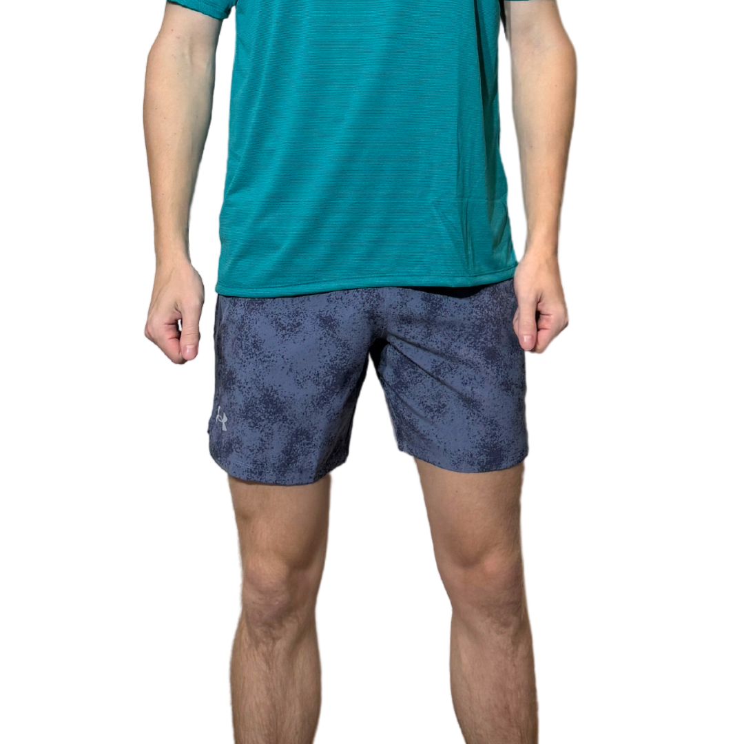 UA SpeedPocket 7in Shorts - Blue Print