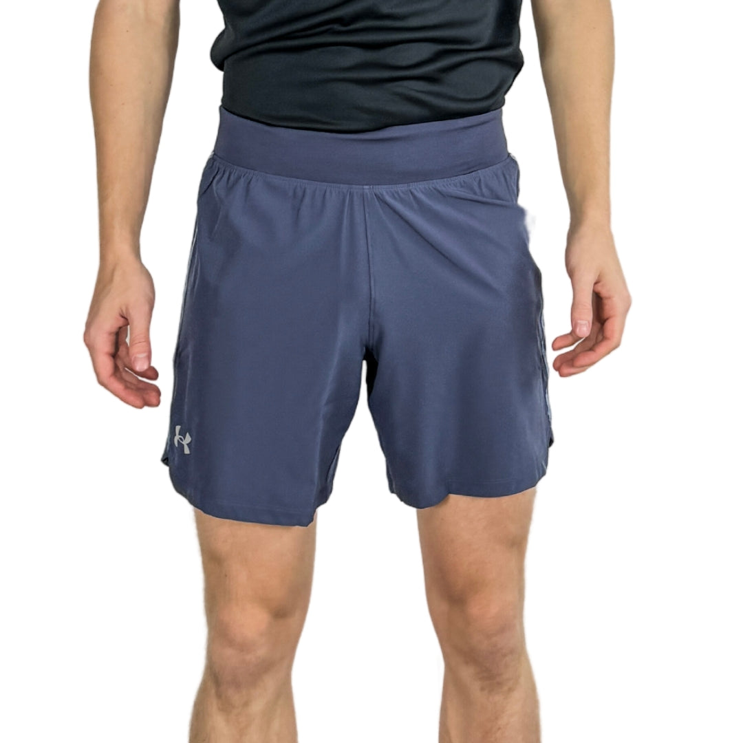 UA SpeedPocket 7in Shorts - Blue