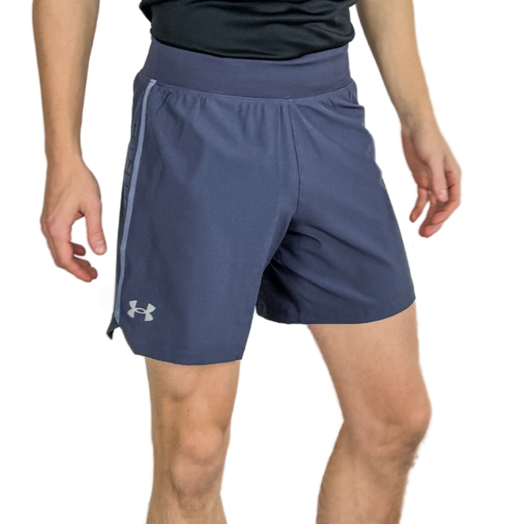 UA SpeedPocket 7in Shorts - Blue