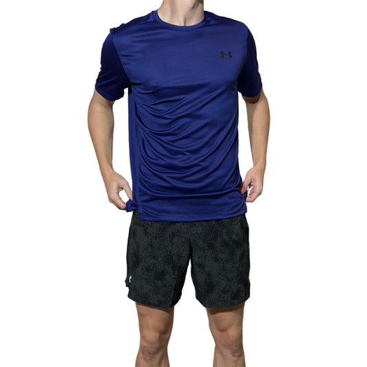 Under Armour Tech Vent SS T-Shirt- Blue