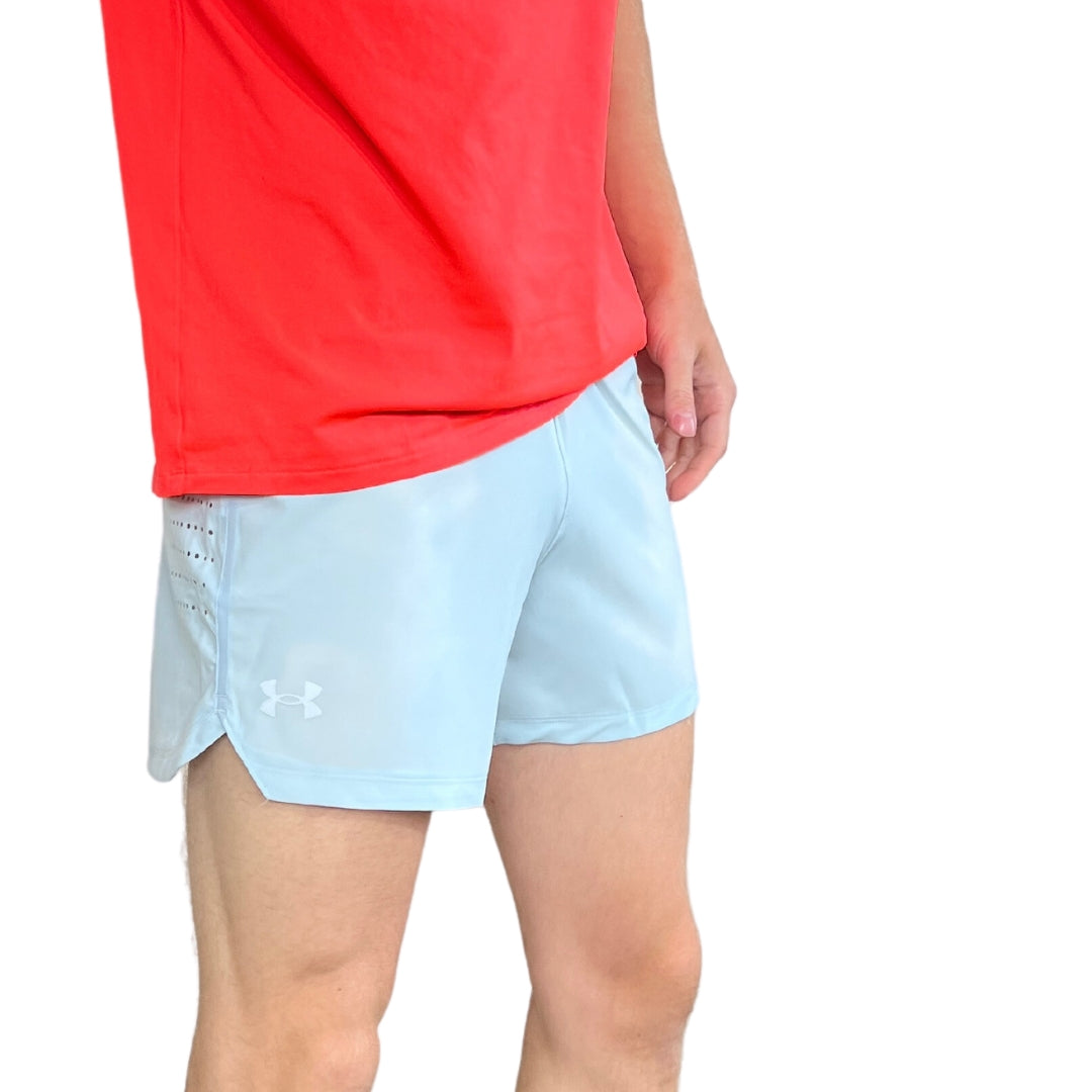 UA SpeedPocket 5in Shorts - Baby Blue