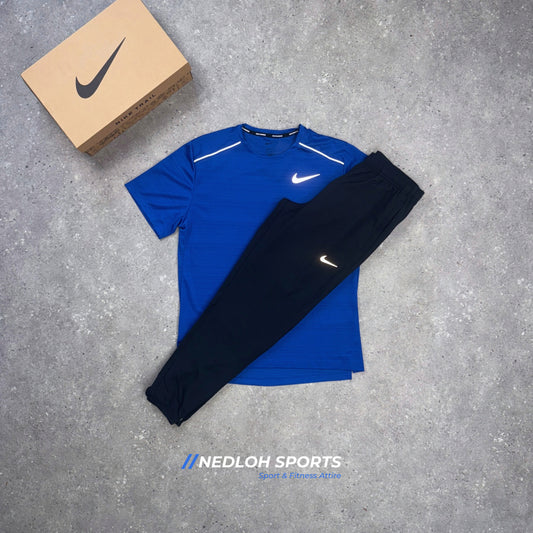 Nike Miler Set | Blue Miler & Black Challenger Bottoms