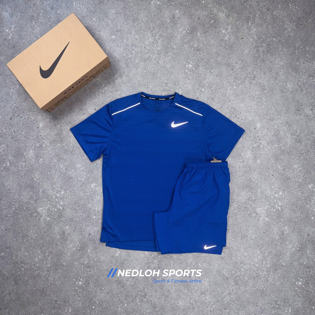 Nike Miler Set | Blue Miler & Blue 7in Challenger Shorts