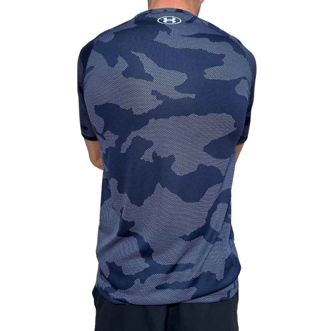 Under Armour SS Velocity Jacquard T-Shirt- Blue