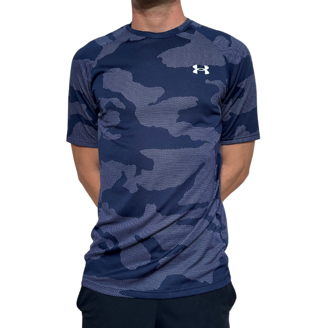 Under Armour SS Velocity Jacquard T-Shirt- Blue