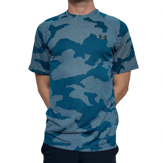 Under Armour SS Velocity Jacquard T-Shirt- Turquoise Green