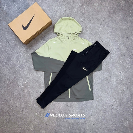 Nike Set | Nike Olive Jacket & Black Phenom Bottoms