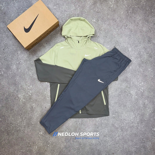 Nike Set | Nike Olive Jacket & Grey Challenger Trouser