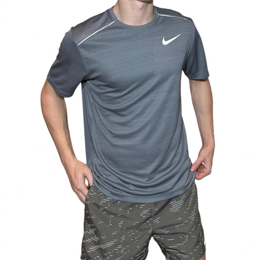 Nike Miler Short Sleeve - Smoke Grey